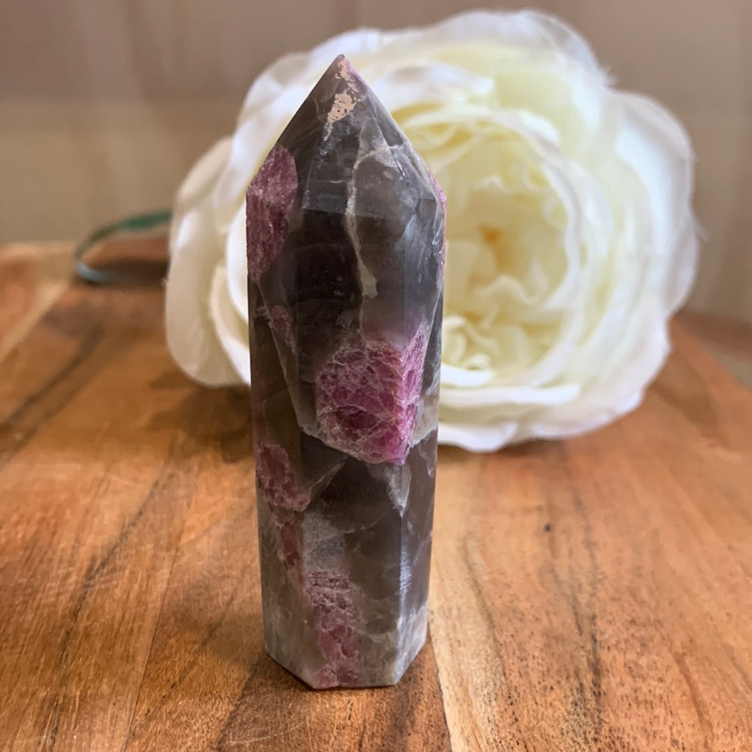 PLUM BLOSSOM TOURMALINE POINTS