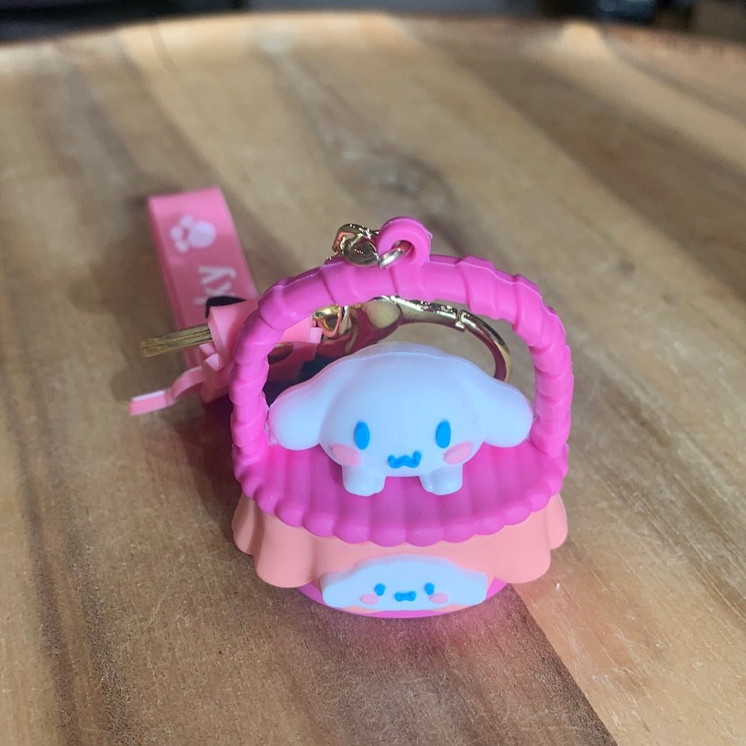POPULAR CHARACTER KEYRINGS WITH WRISTLET ATTACHED