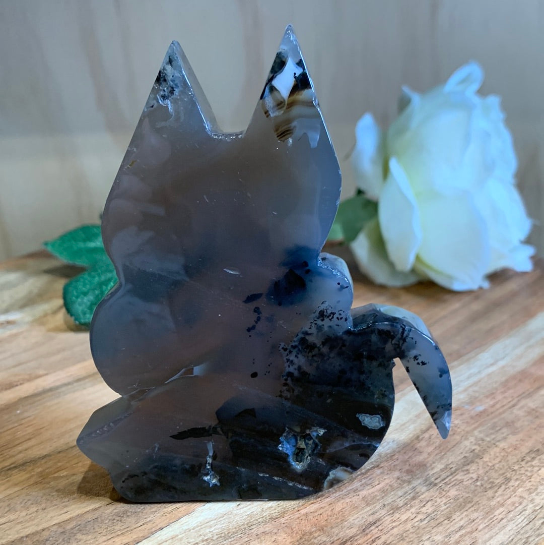VOLCANO AGATE CATS (LARGE)
