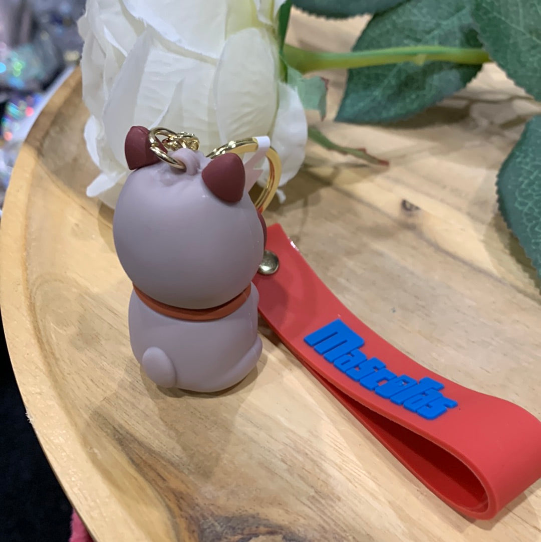POPULAR CHARACTER KEYRINGS WITH WRISTLET ATTACHED