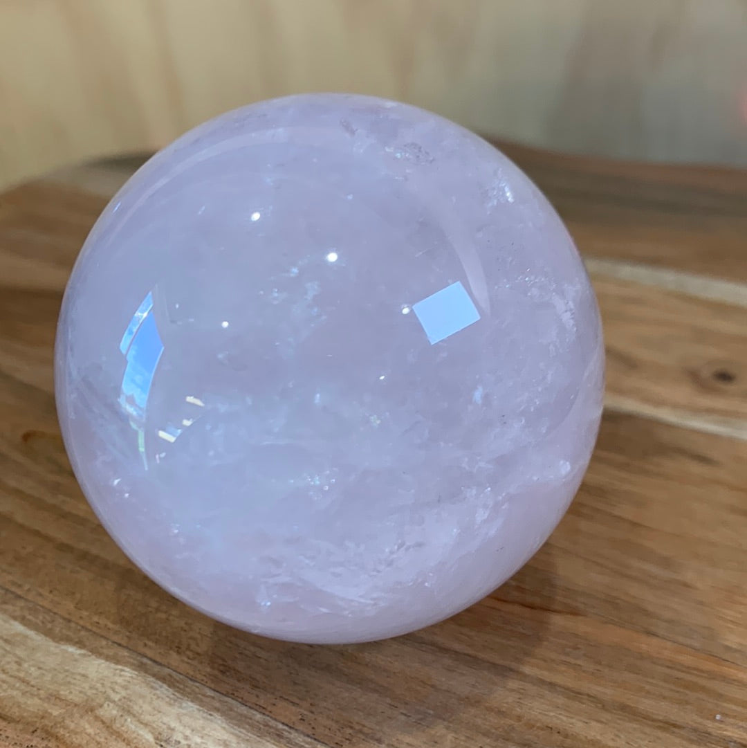 ROSE QUARTZ SPHERE
