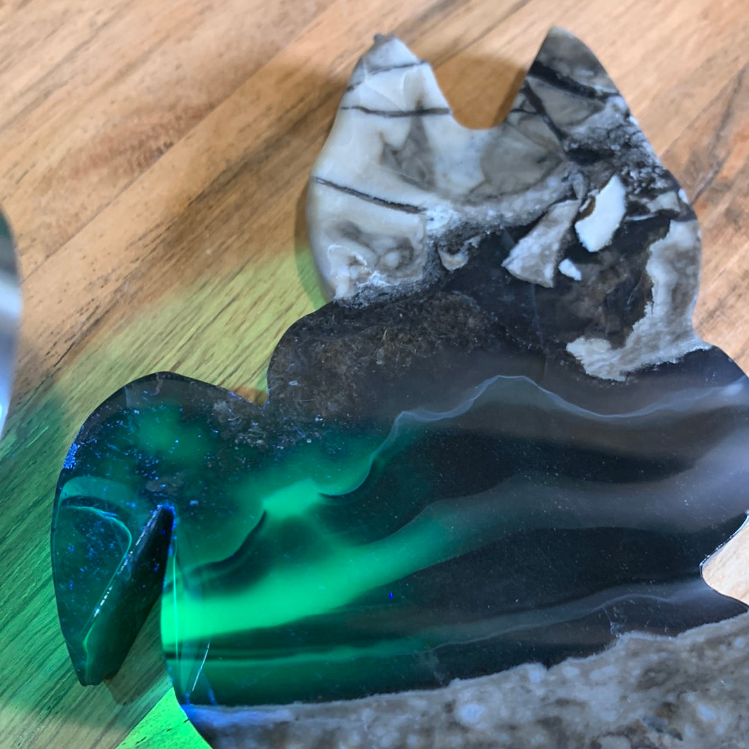 VOLCANO AGATE CATS (LARGE)