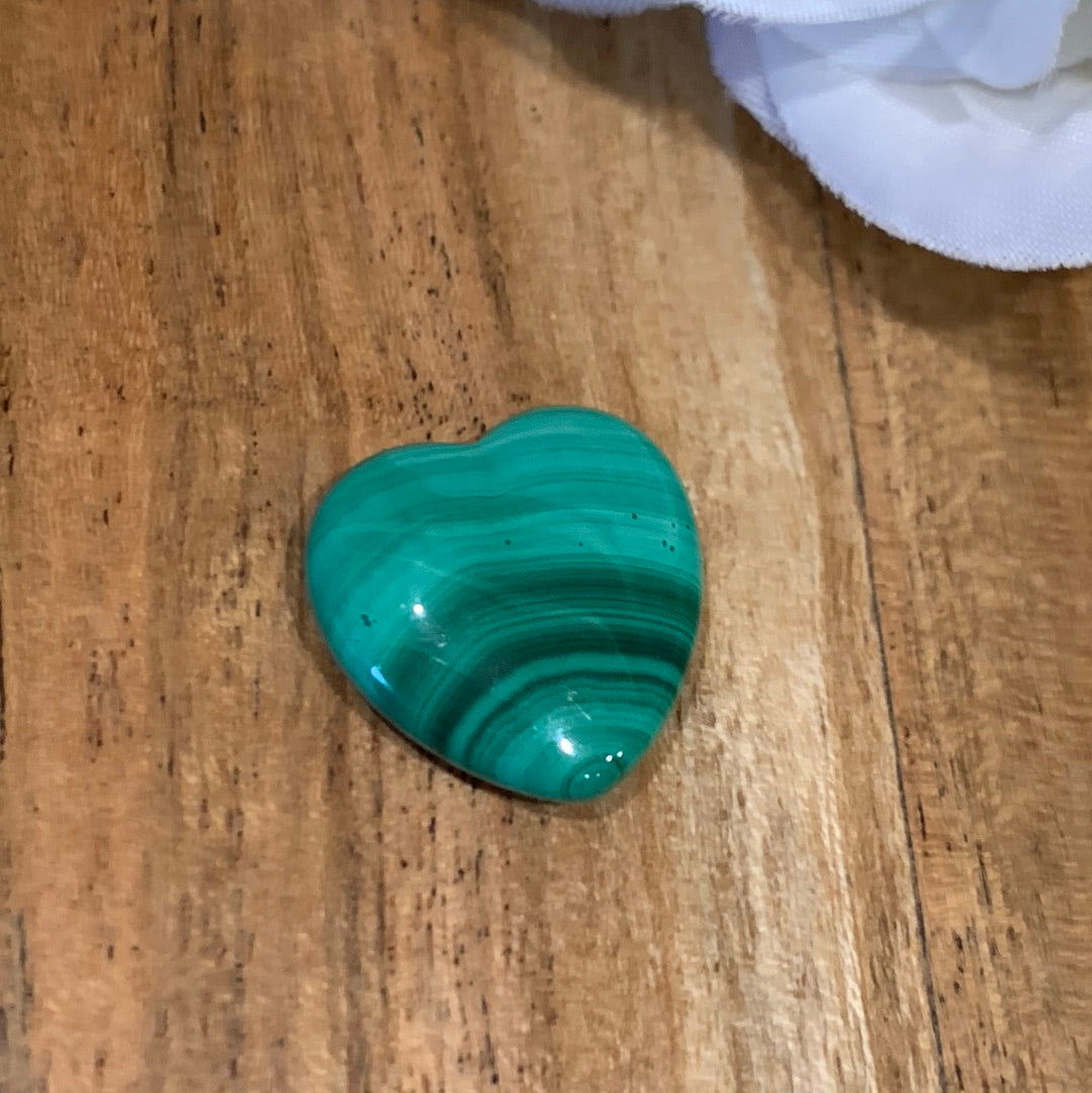MALACHITE MINI HEARTS