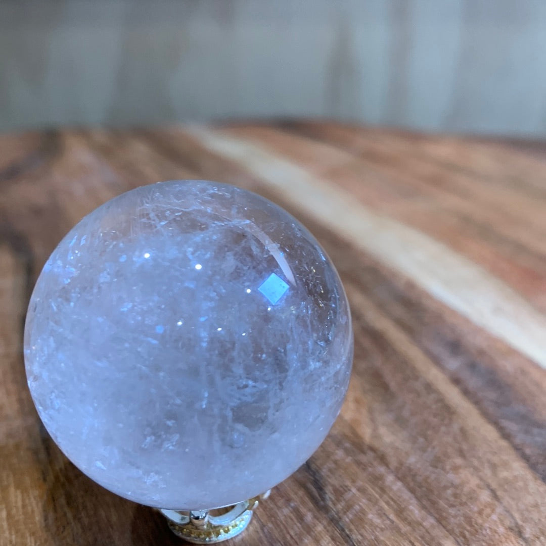 CLEAR QUARTZ SPHERE