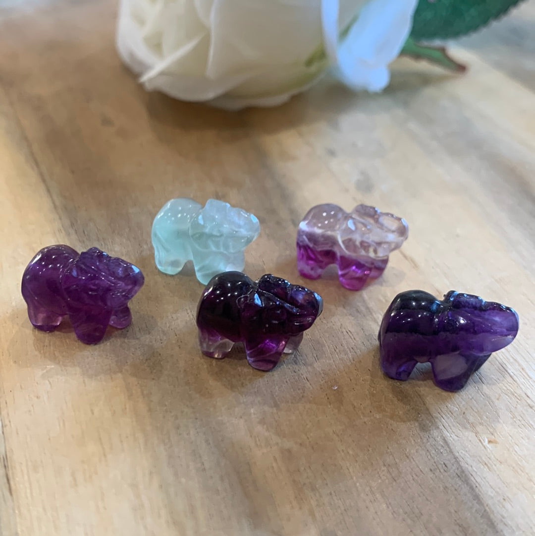FLUORITE MINI CARVINGS
