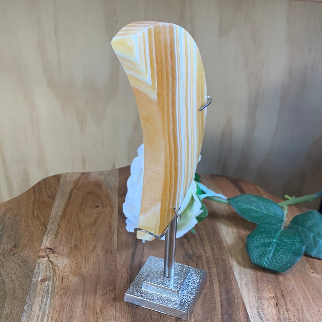 ORANGE CALCITE MOONS