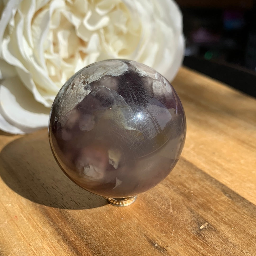 FLOWER AGATE SPHERE