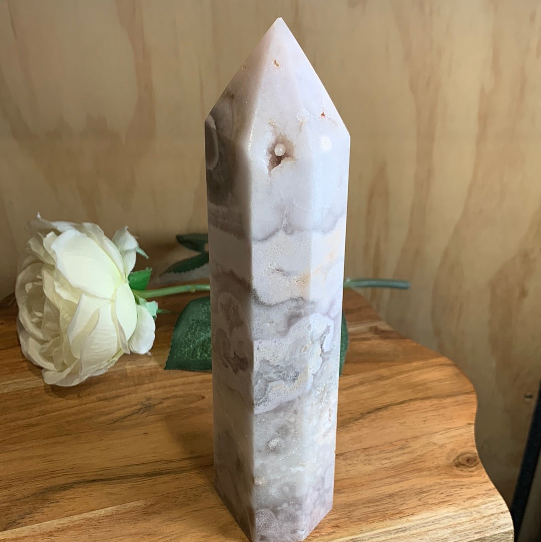 PINK AMETHYST TOWERS (LARGE)