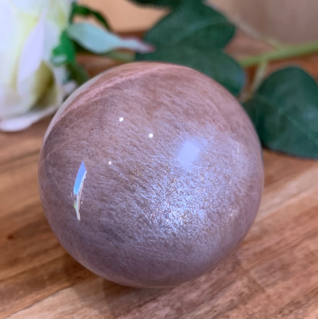 PEACH MOONSTONE SPHERES