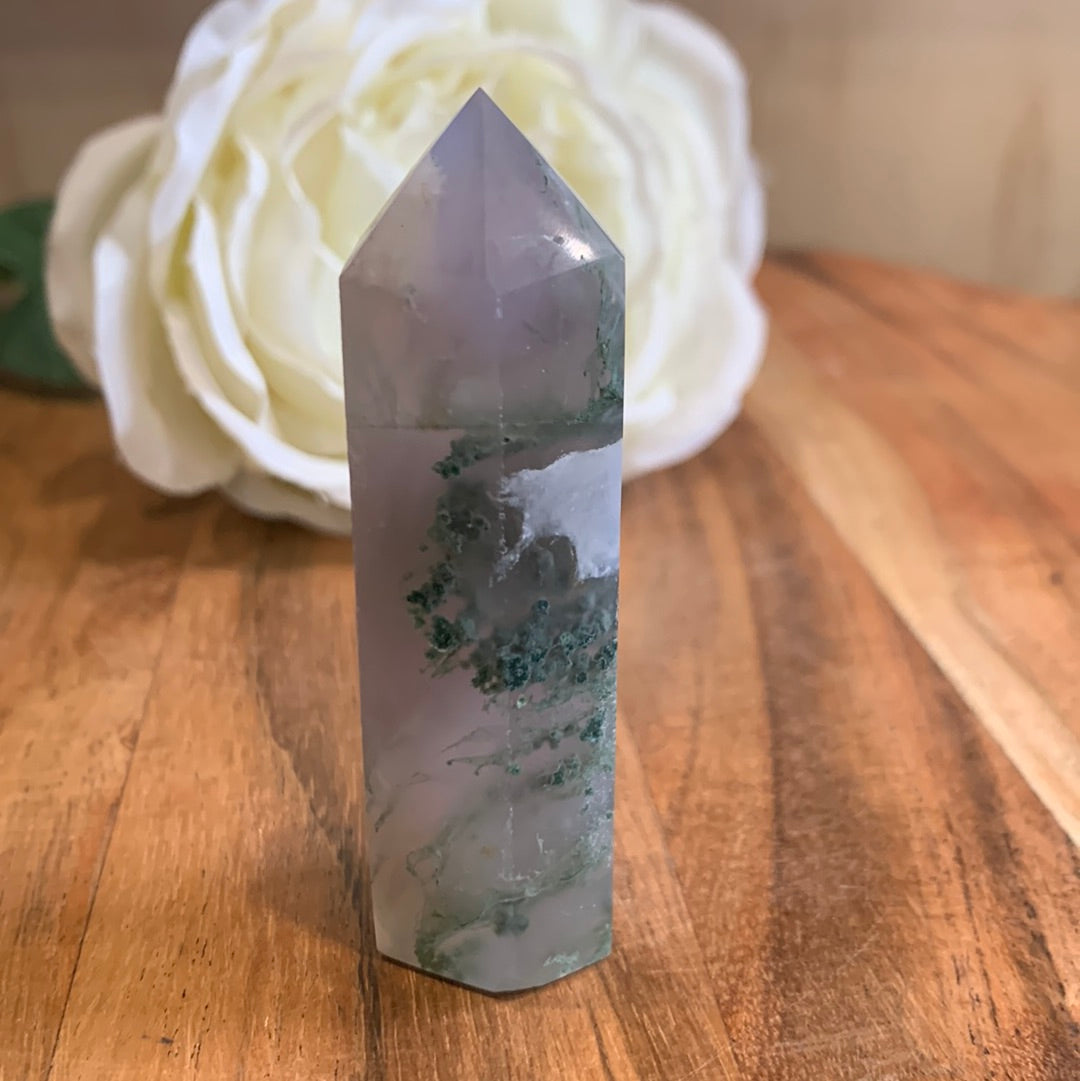 MOSS AGATE POINTS