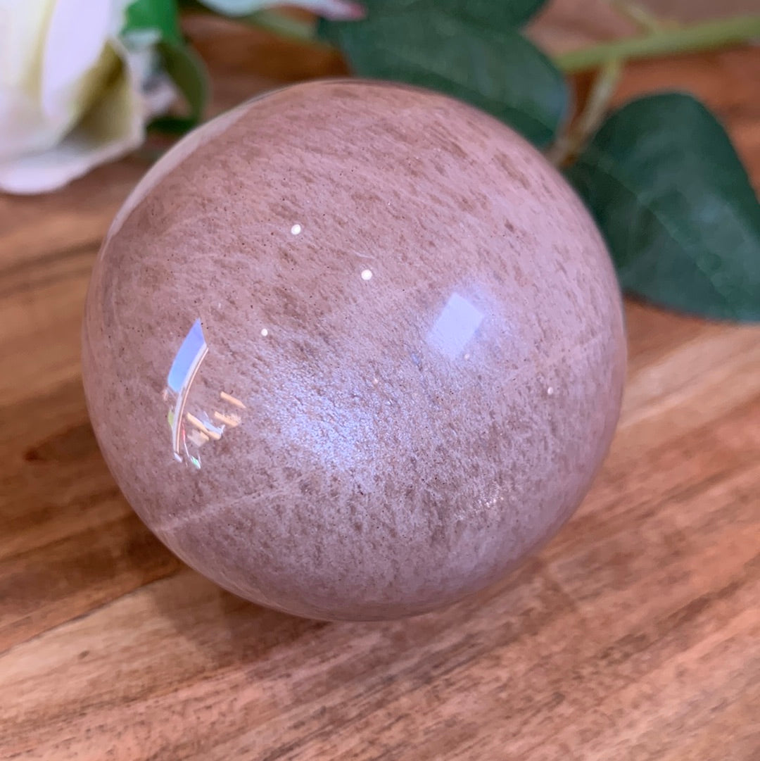 PEACH MOONSTONE SPHERES
