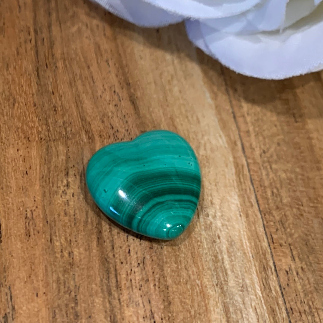 MALACHITE MINI HEARTS