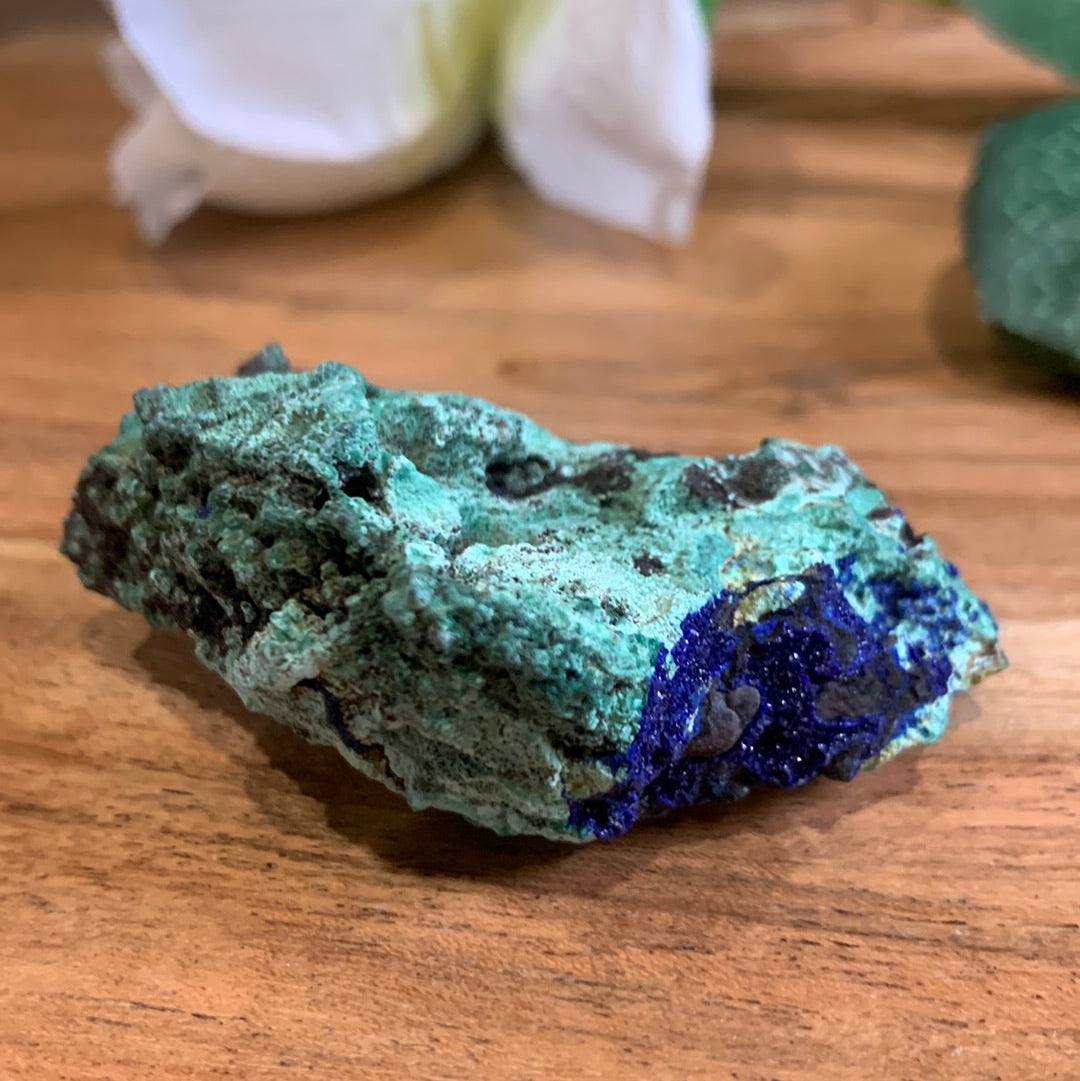 AZURITE AND MALACHITE CLUSTER