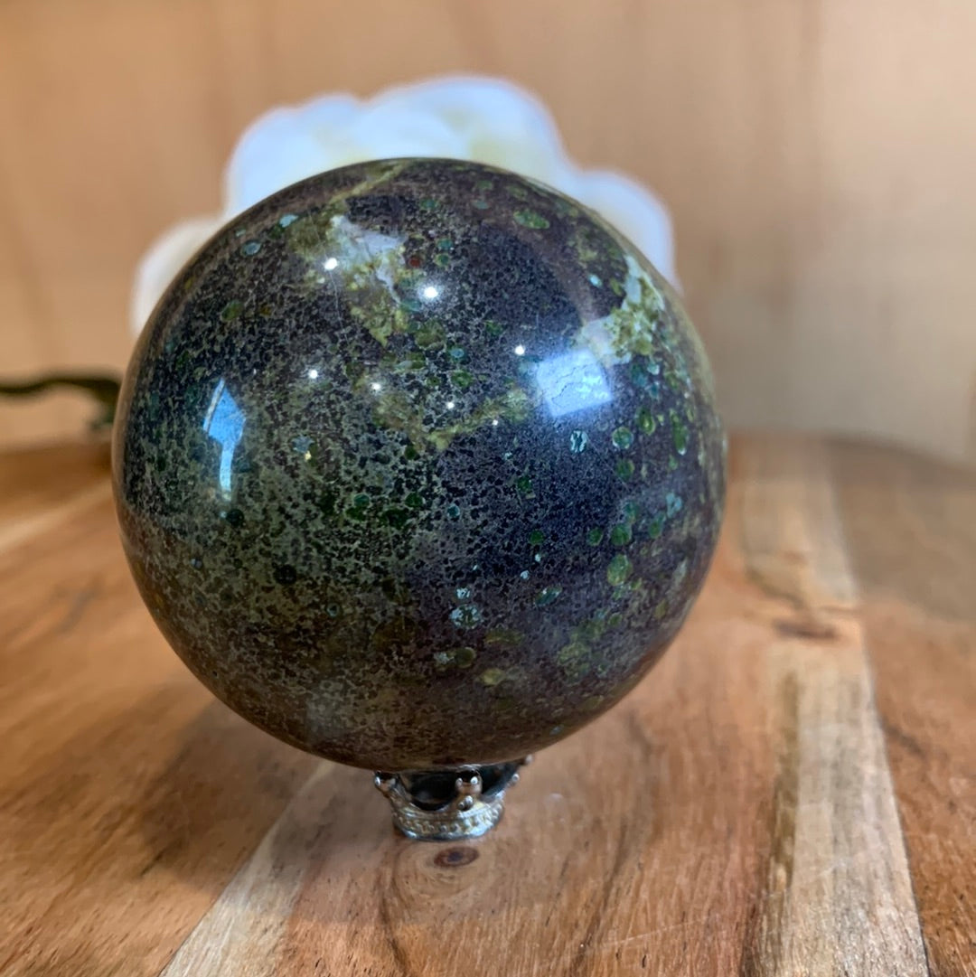 DRAGON BLOODSTONE SPHERE