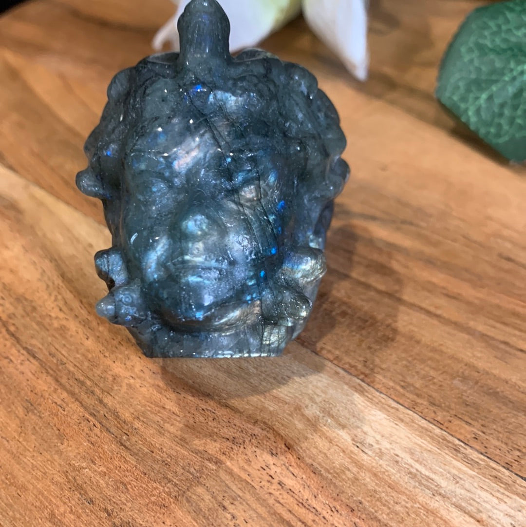 LABRADORITE MEDUSA HEAD