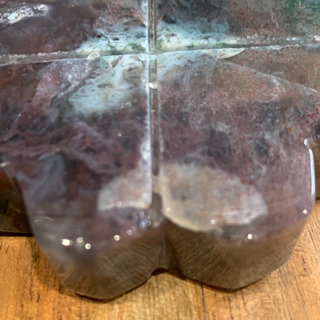 OCEAN JASPER FLOWER ON ASTROLOGY STAND