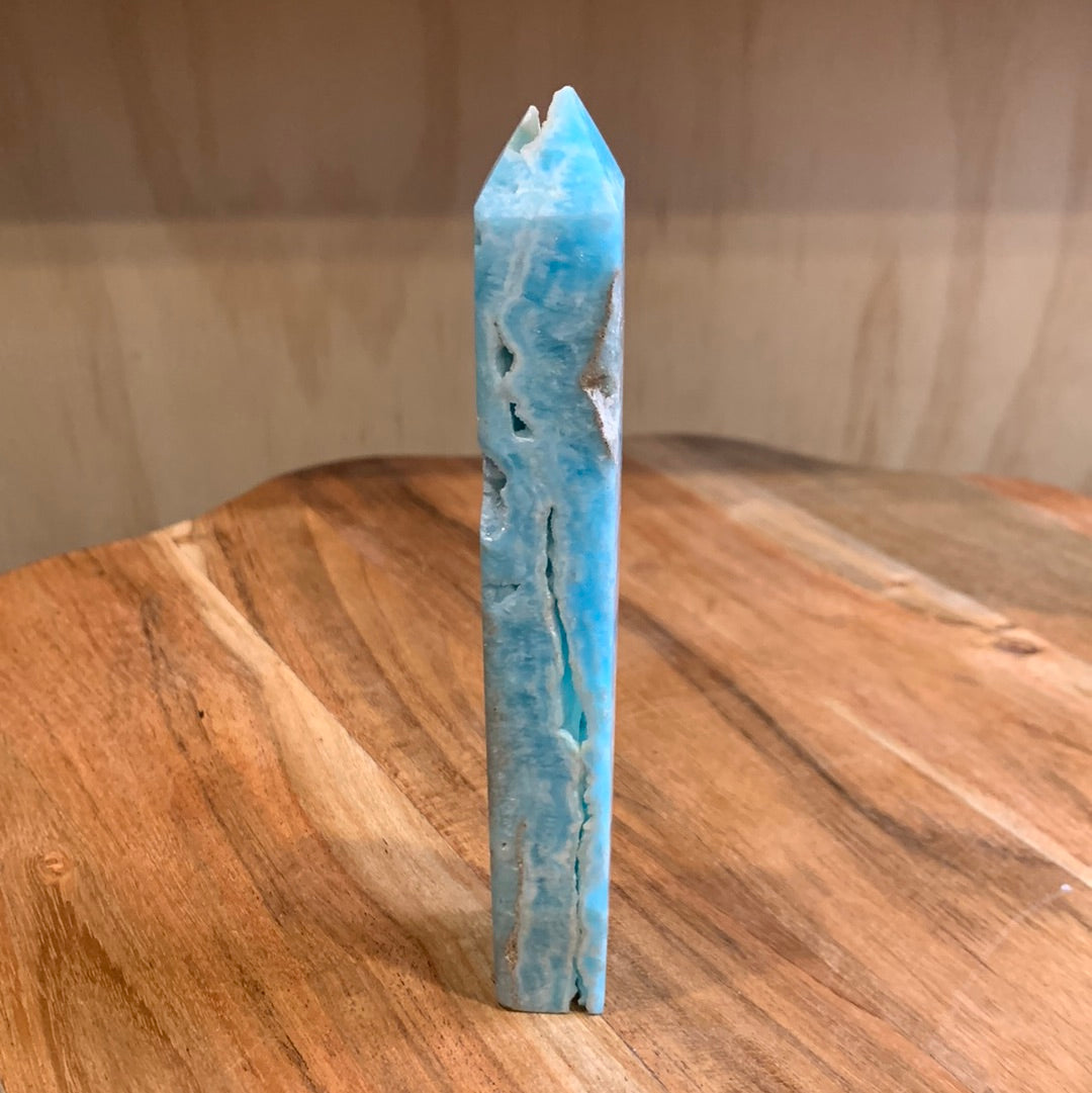 BLUE ARAGONITE TOWER