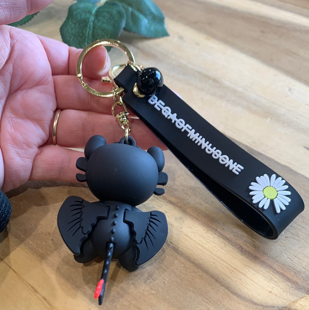 POPULAR CHARACTER KEYRINGS WITH WRISTLET ATTACHED