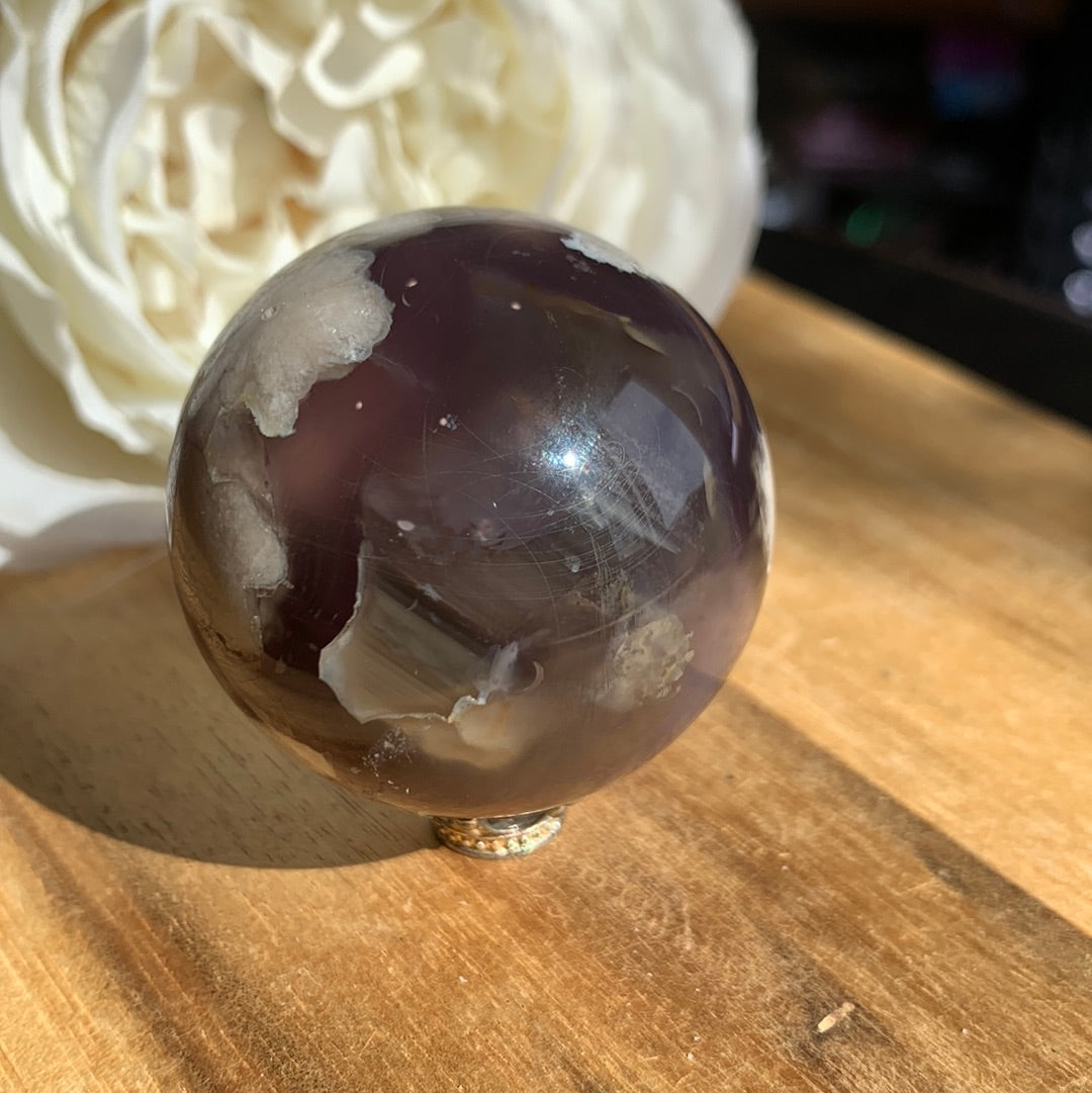FLOWER AGATE SPHERE