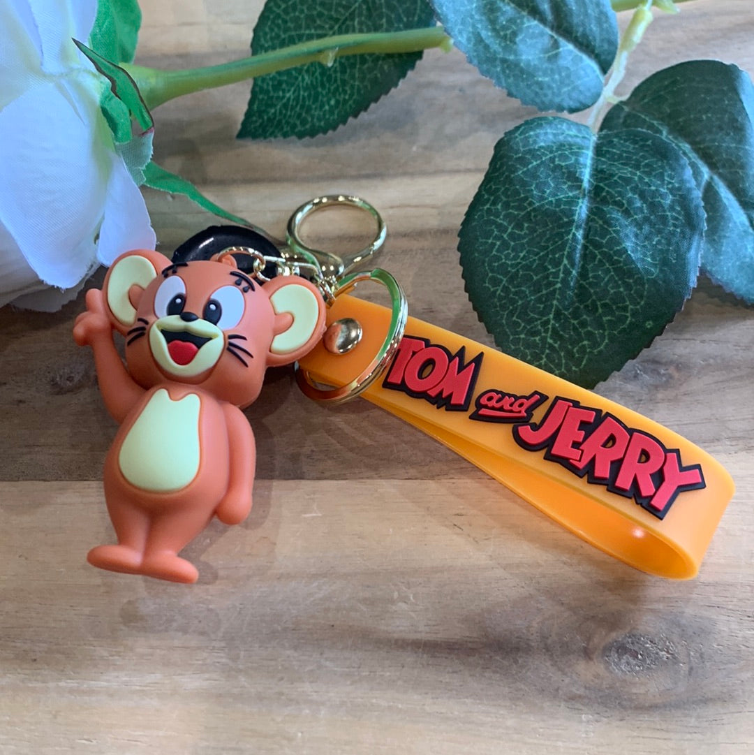 POPULAR CHARACTER KEYRINGS WITH WRISTLET ATTACHED