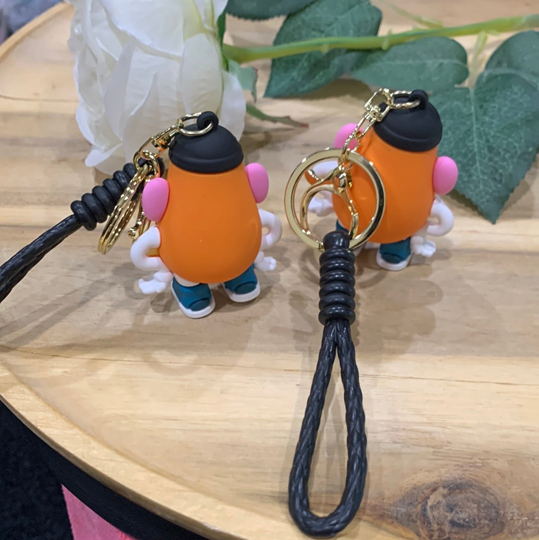 POPULAR CHARACTER KEYRINGS WITH WRISTLET ATTACHED