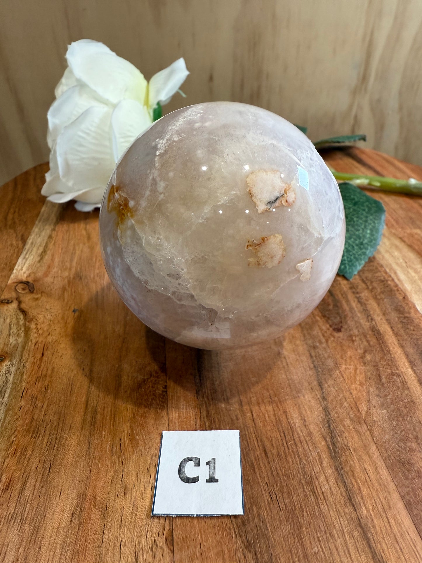 PINK AMETHYST SPHERE