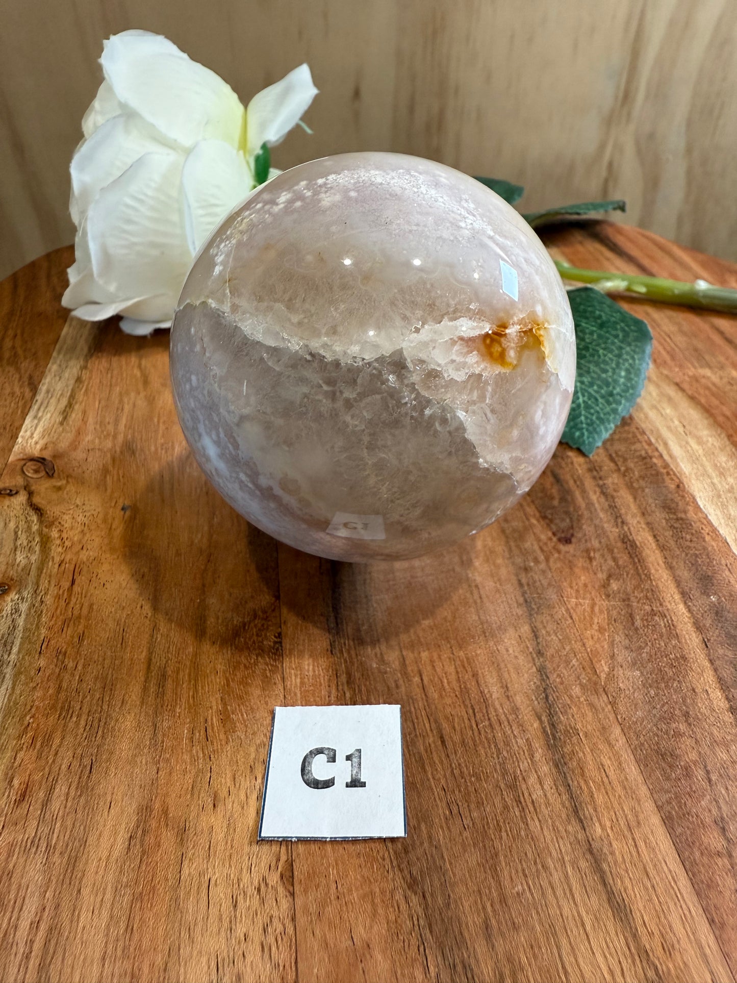 PINK AMETHYST SPHERE