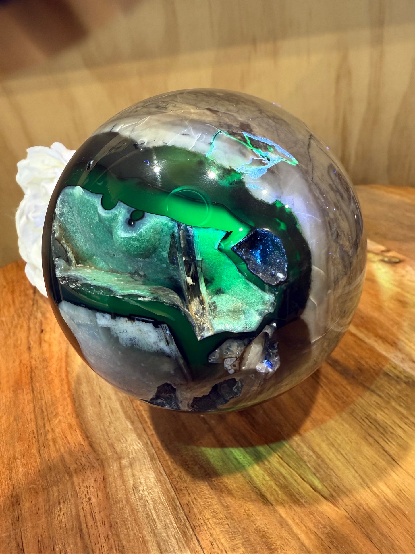 VOLCANO AGATE SPHERE (MASSIVE 2kg)