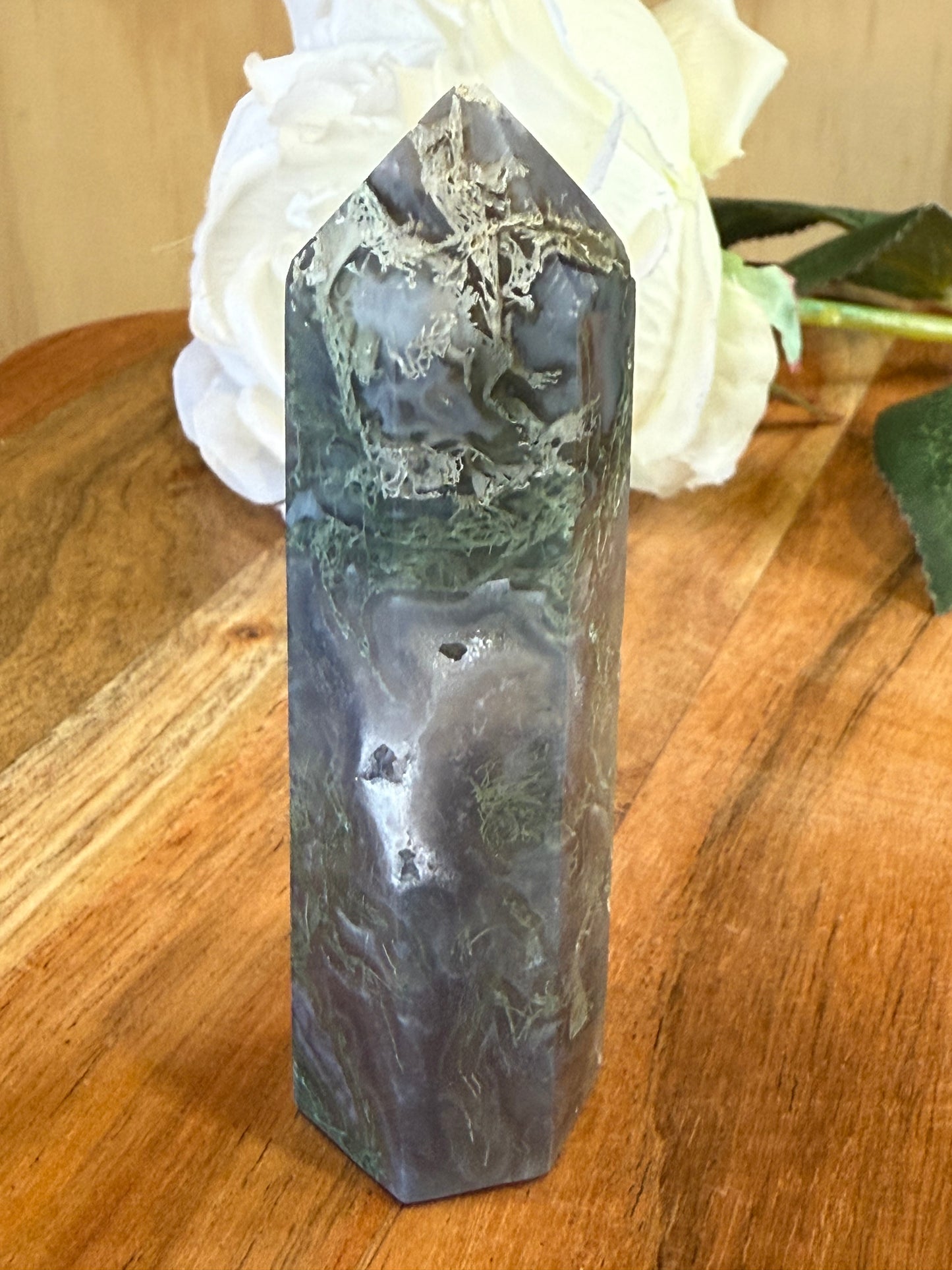 MOSS AGATE POINTS