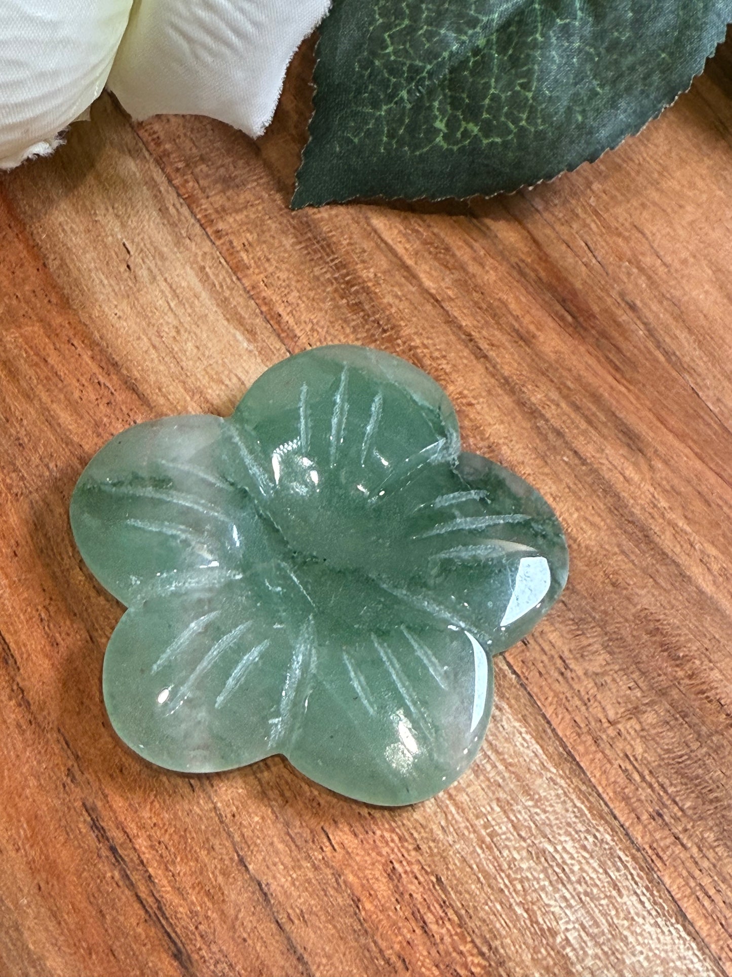GREEN STRAWBERRY QUARTZ FLOWER