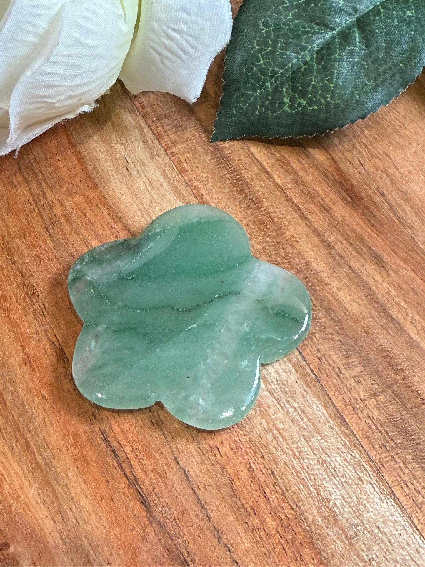 GREEN STRAWBERRY QUARTZ FLOWER
