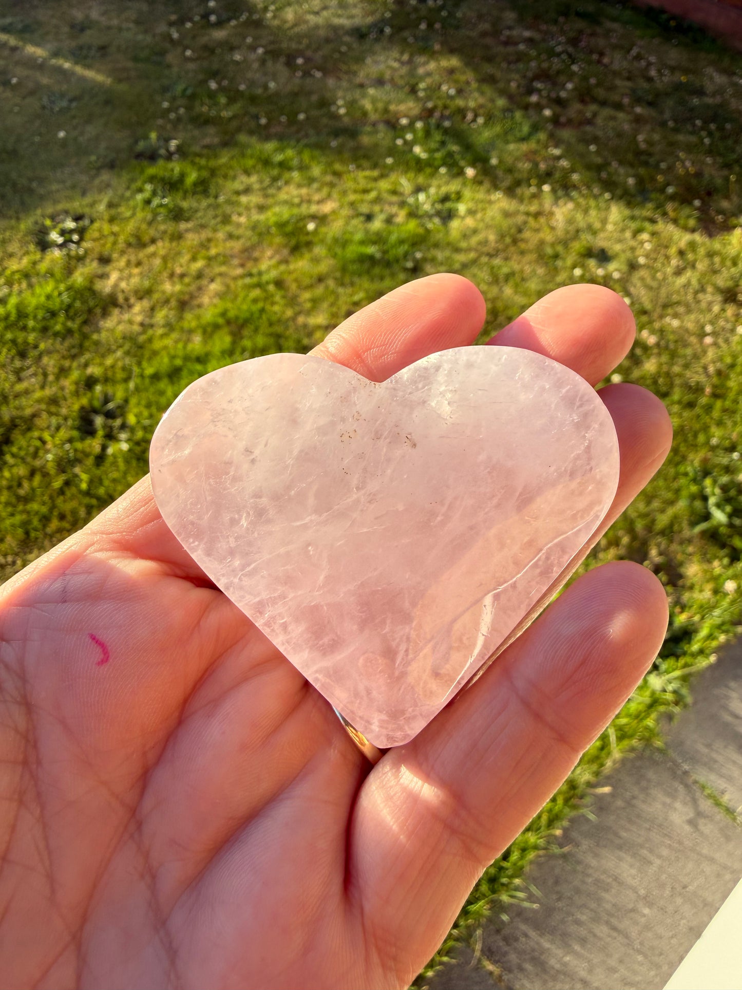 ROSE QUARTZ HEART