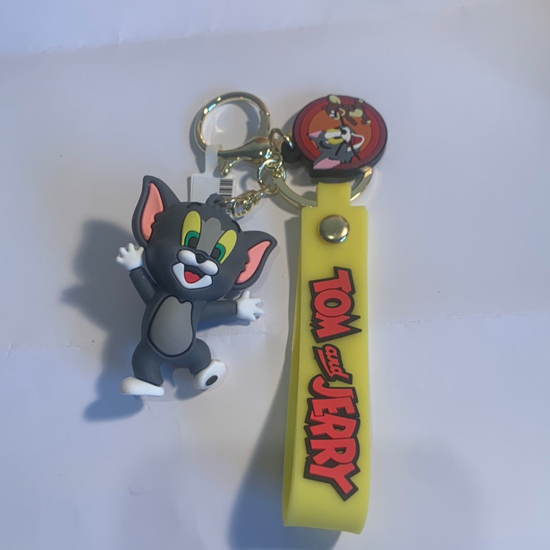 POPULAR CHARACTER KEYRINGS WITH WRISTLET ATTACHED