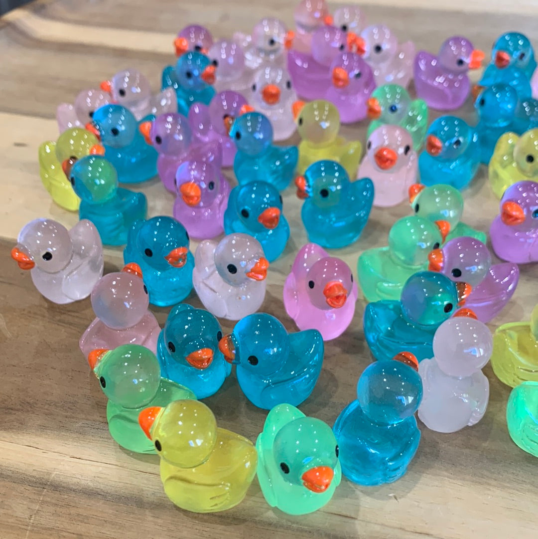 GLOW IN THE DARK DUCKS (NON CRYSTAL)