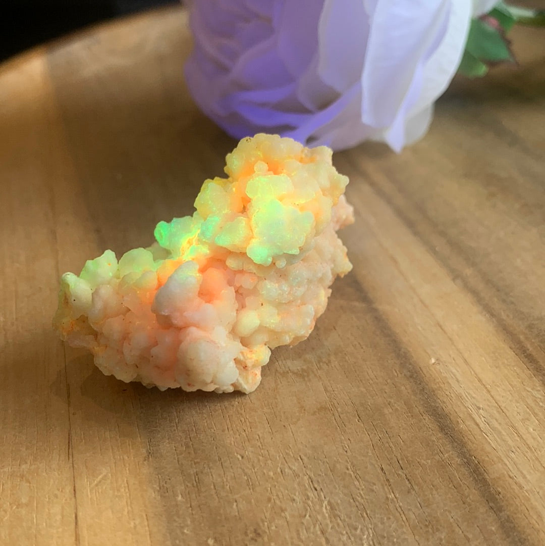GOLDEN FLOWER FLUORITE