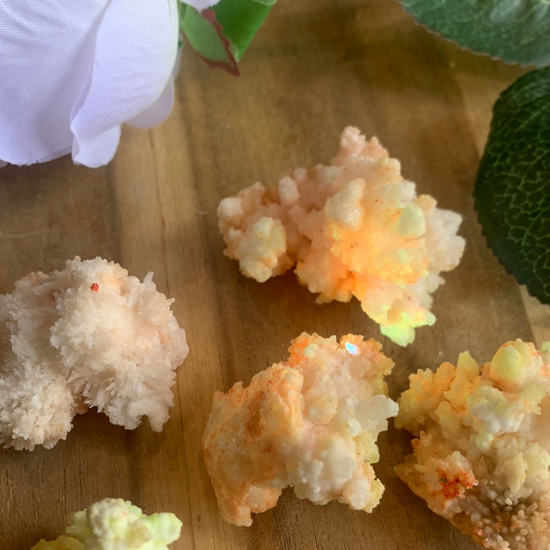 GOLDEN FLOWER FLUORITE
