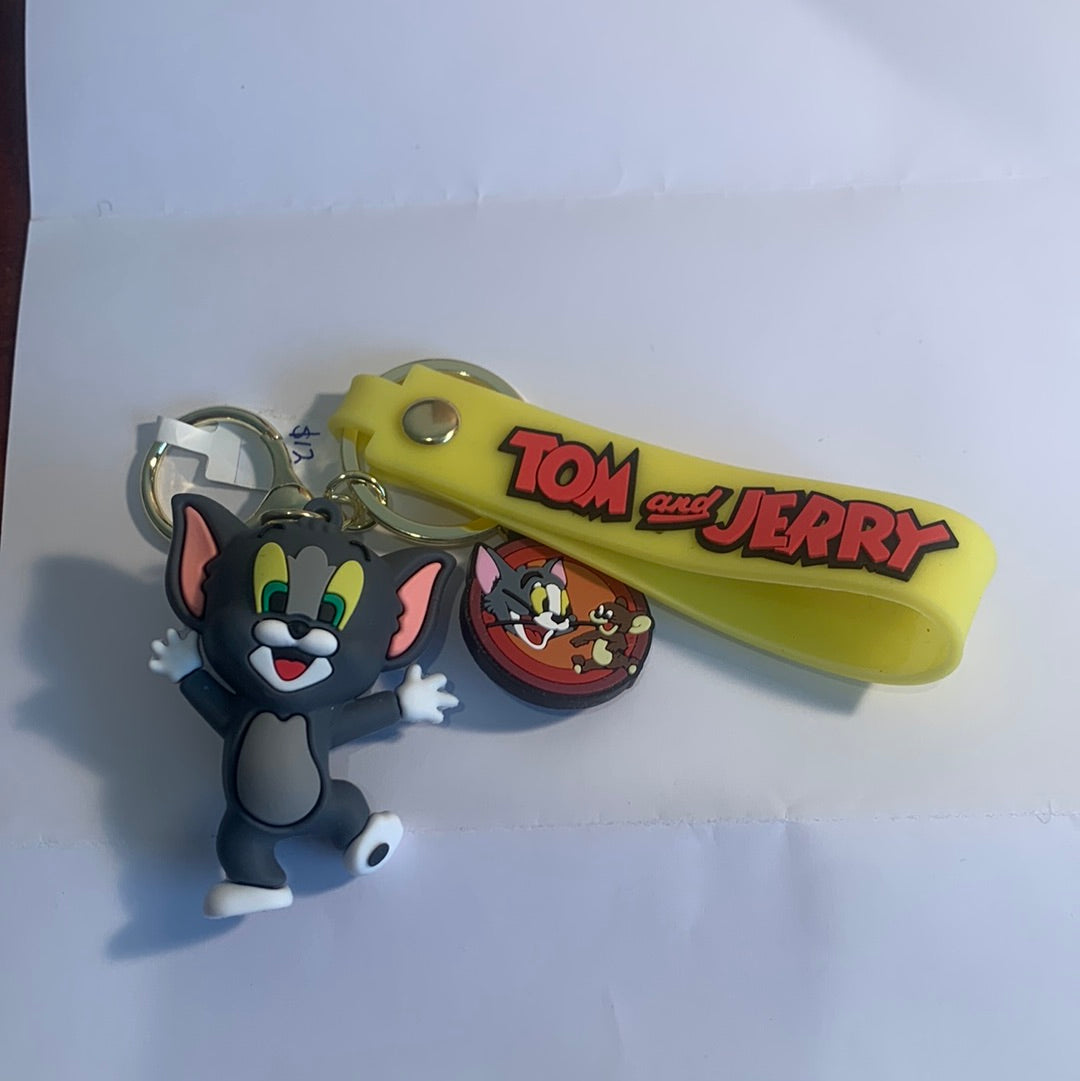 POPULAR CHARACTER KEYRINGS WITH WRISTLET ATTACHED