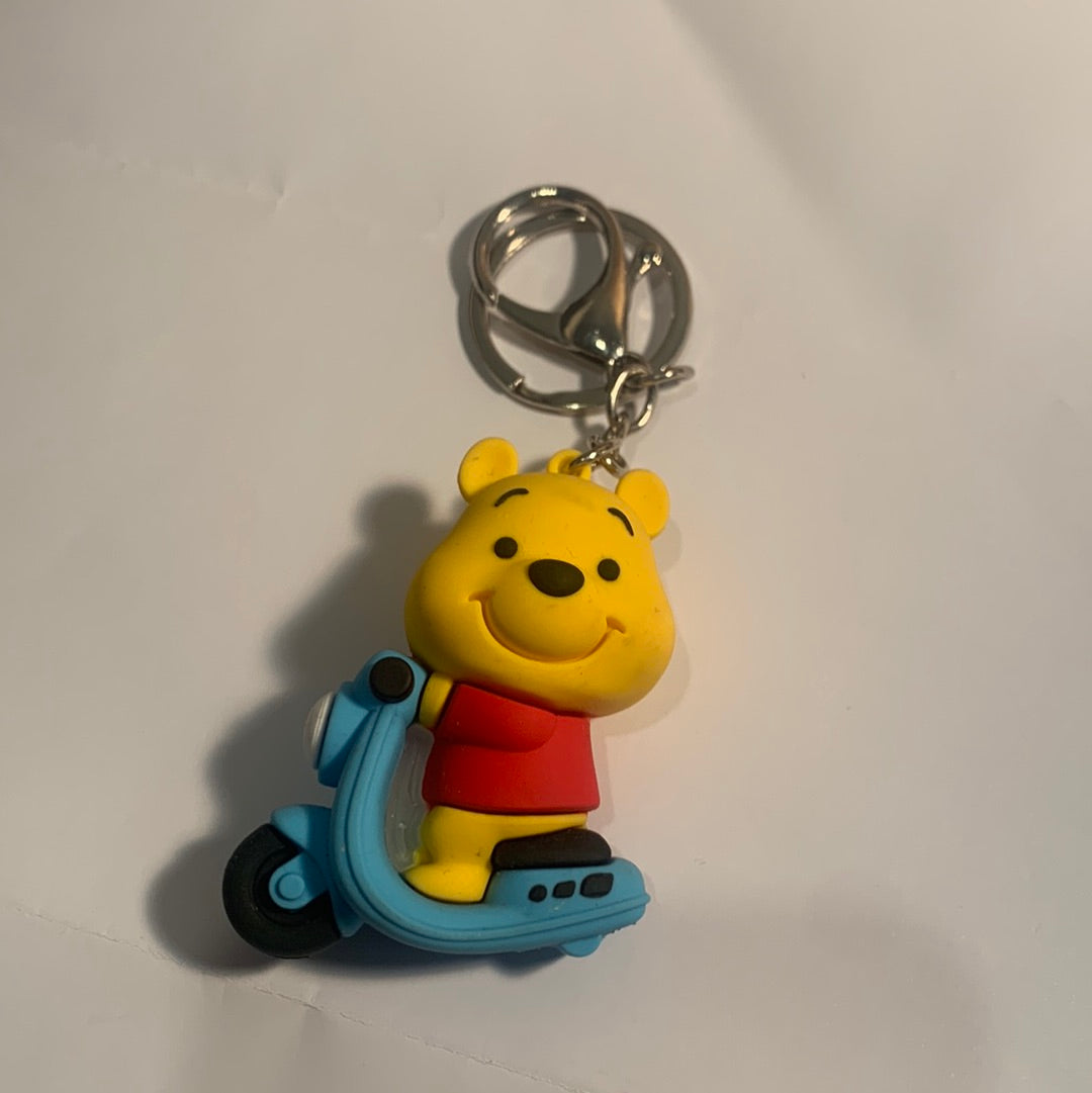 POPULAR CHARACTER KEYRINGS WITH WRISTLET ATTACHED