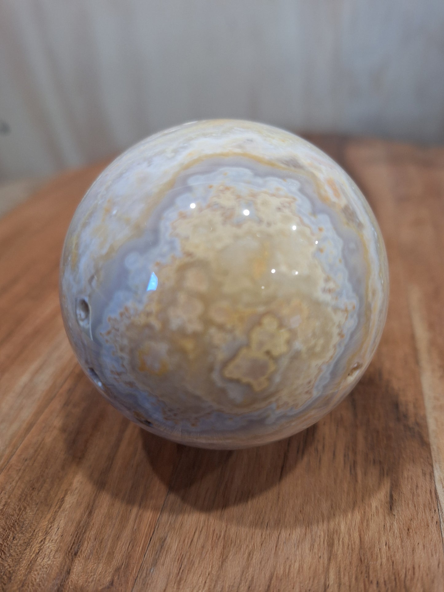 AUSTRALIAN CRAZY LACE AGATE SPHERE