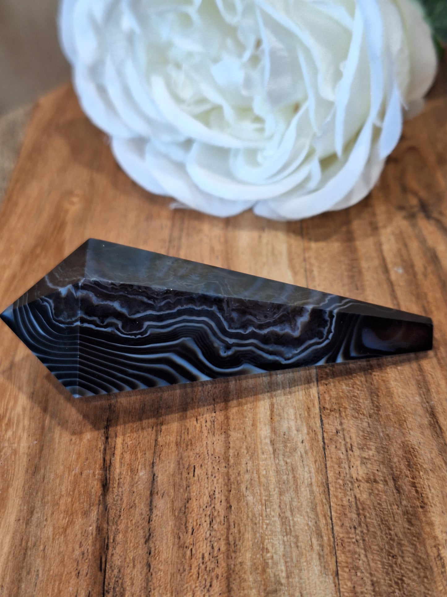 BLACK AGATE WANDS