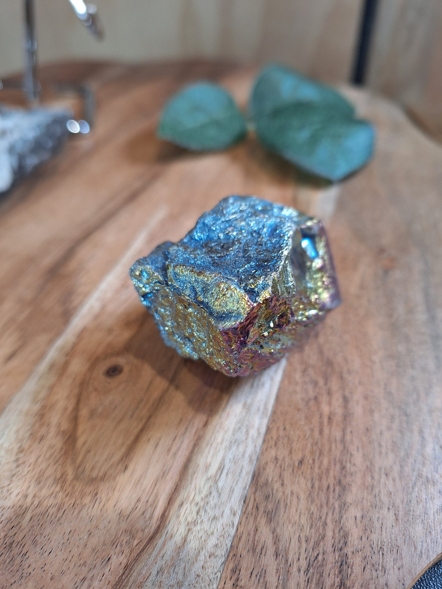 RAINBOW AURA QUARTZ & OBSIDIAN CLUSTERS