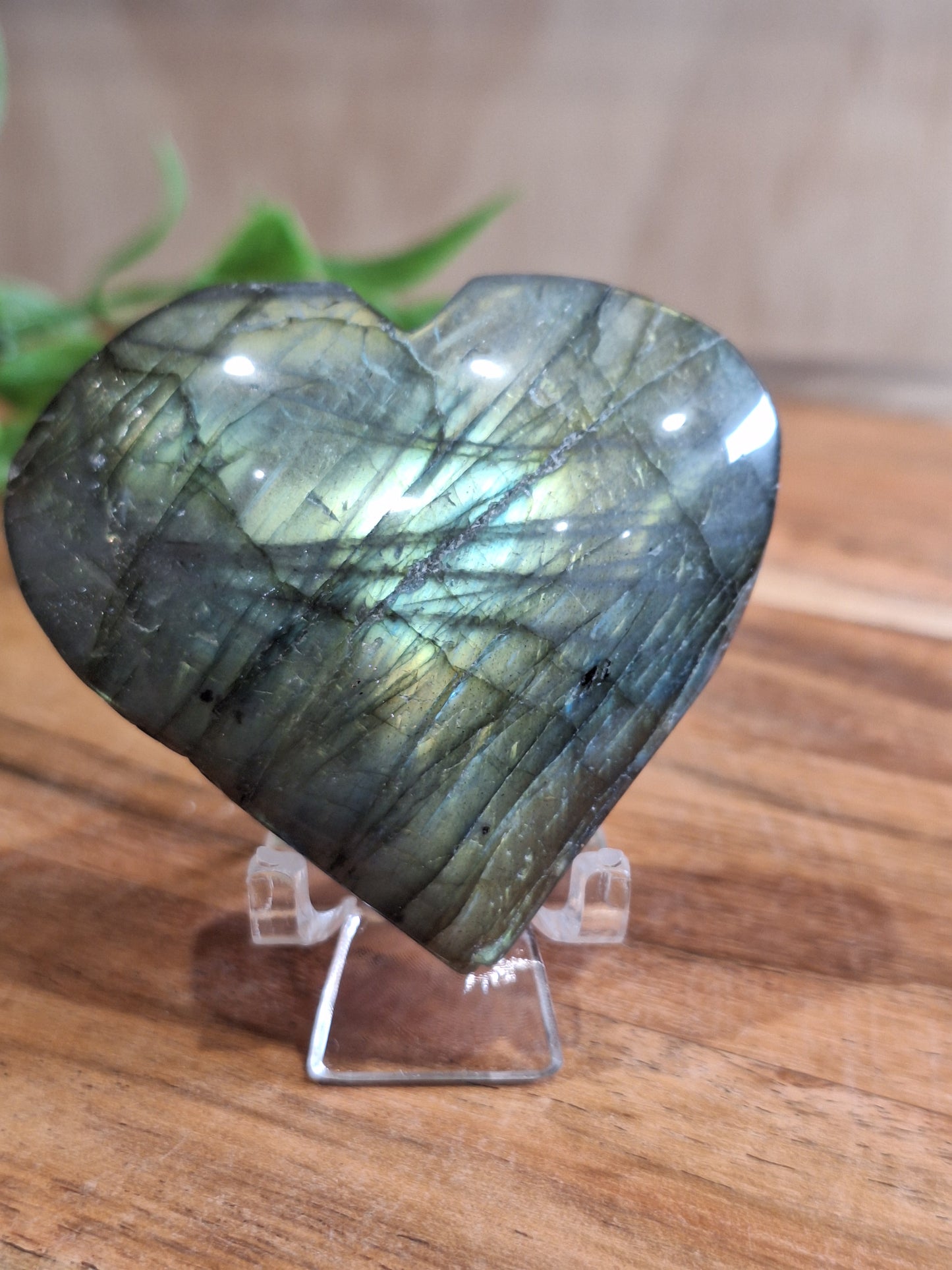 LABRADORITE HEART
