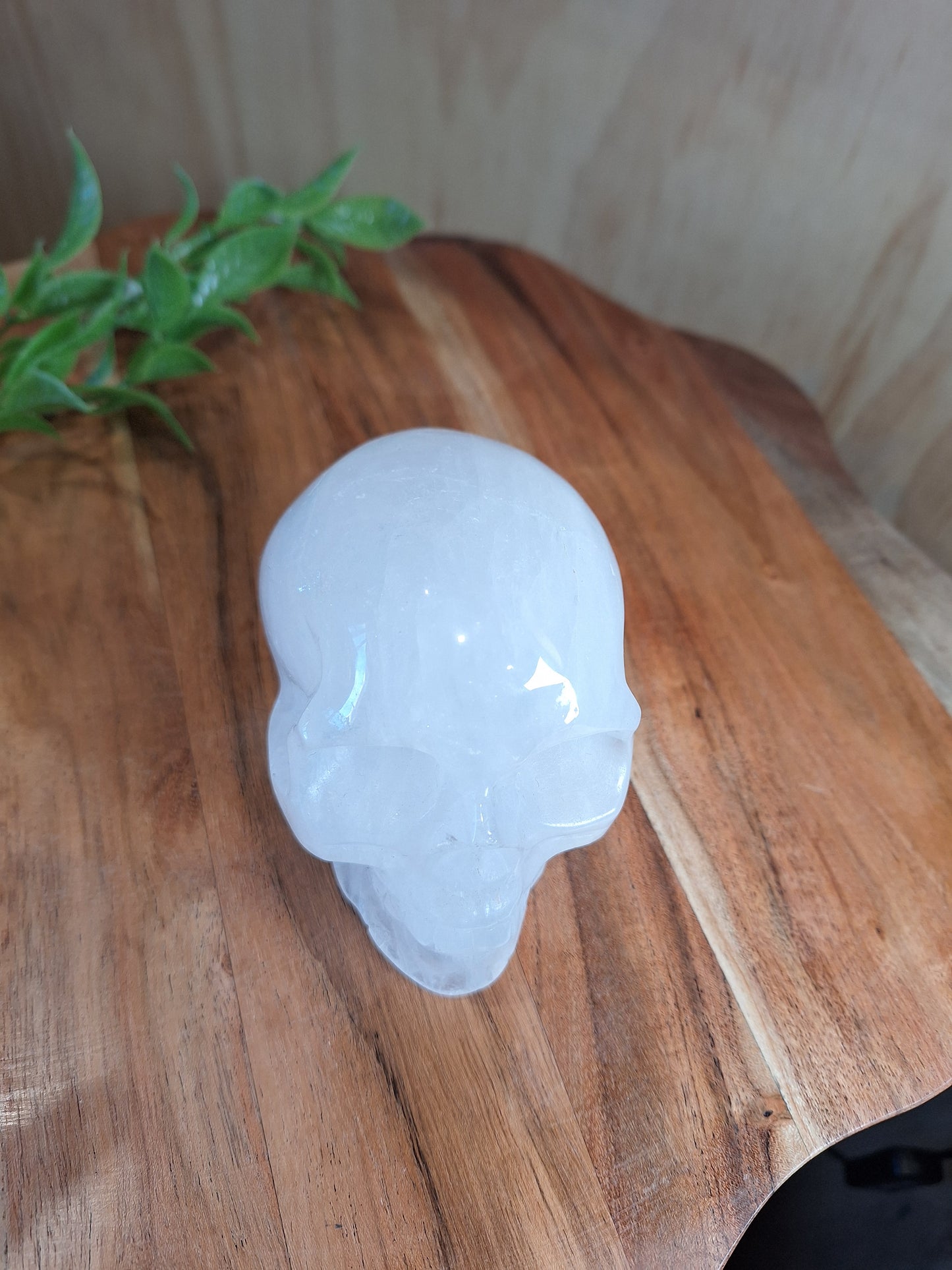CLEAR QUARTZ SKULL