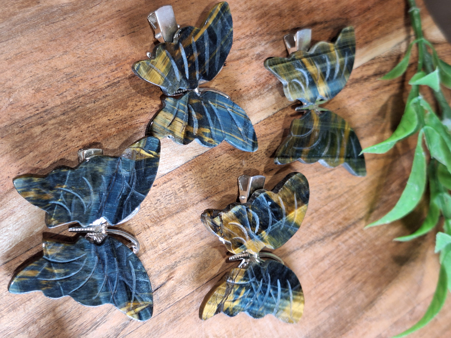 CRYSTAL BUTTERFLY HAIR CLIPS