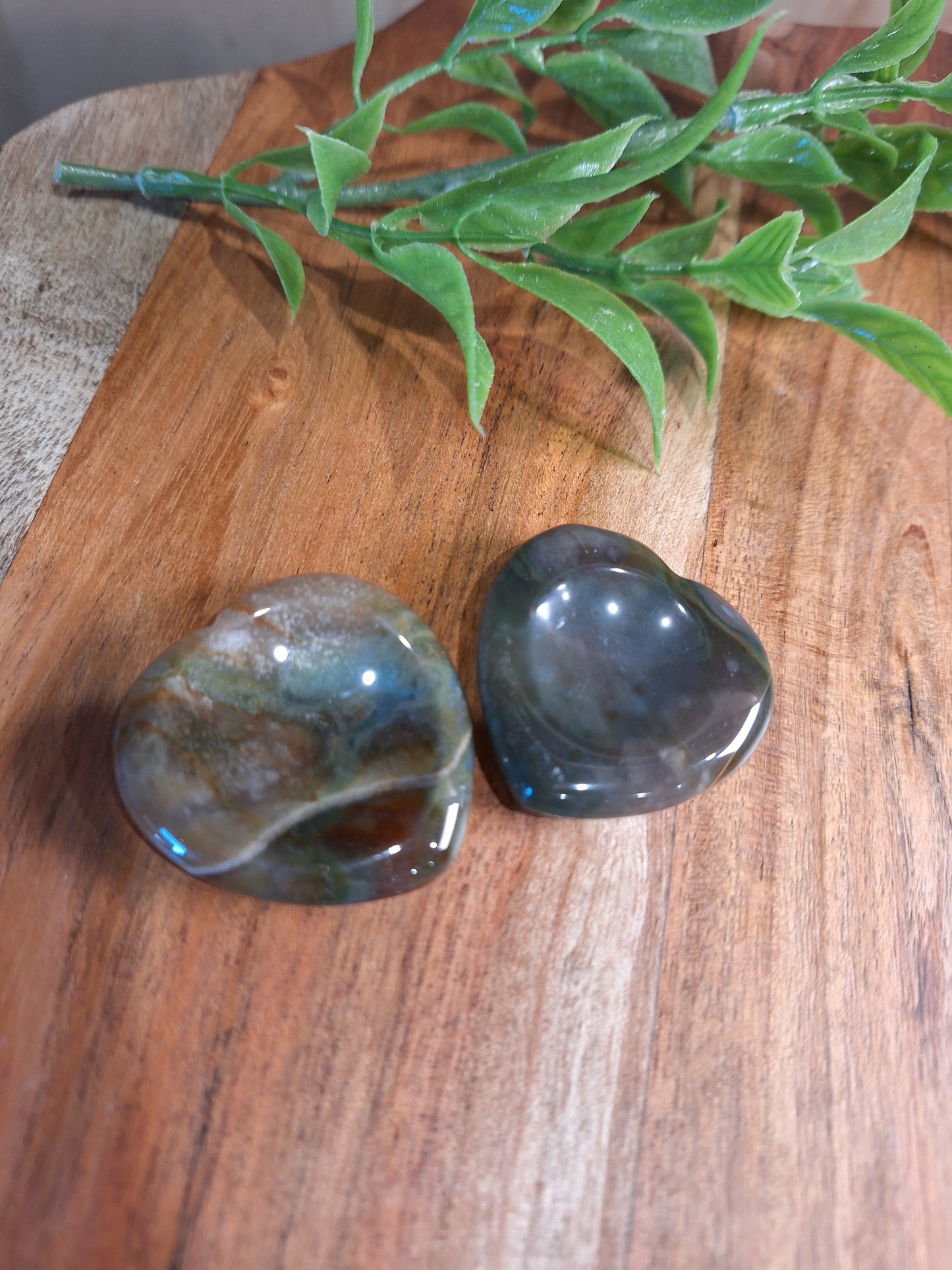 HEART SHAPED WORRY STONES