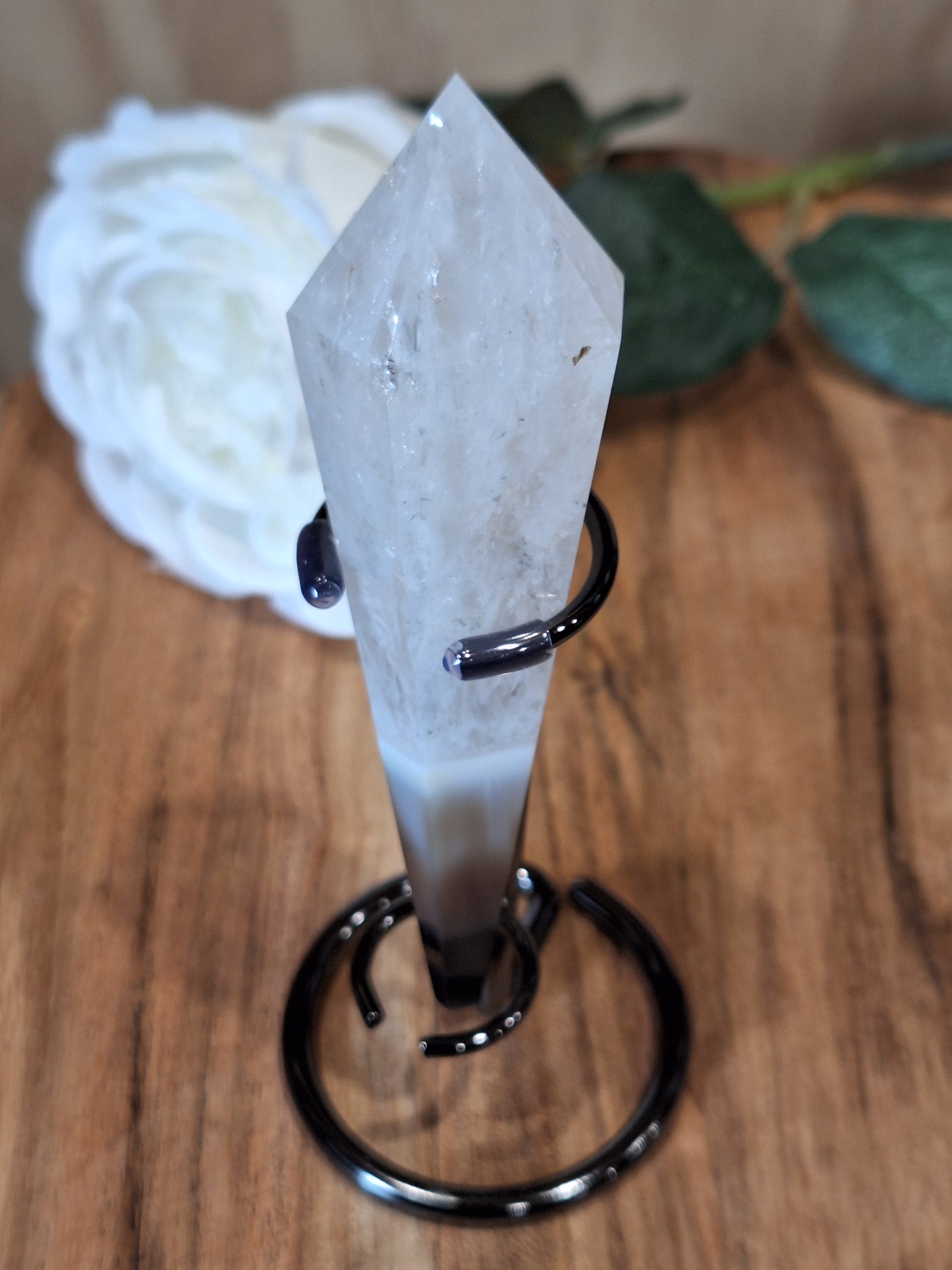 BLACK AGATE WANDS