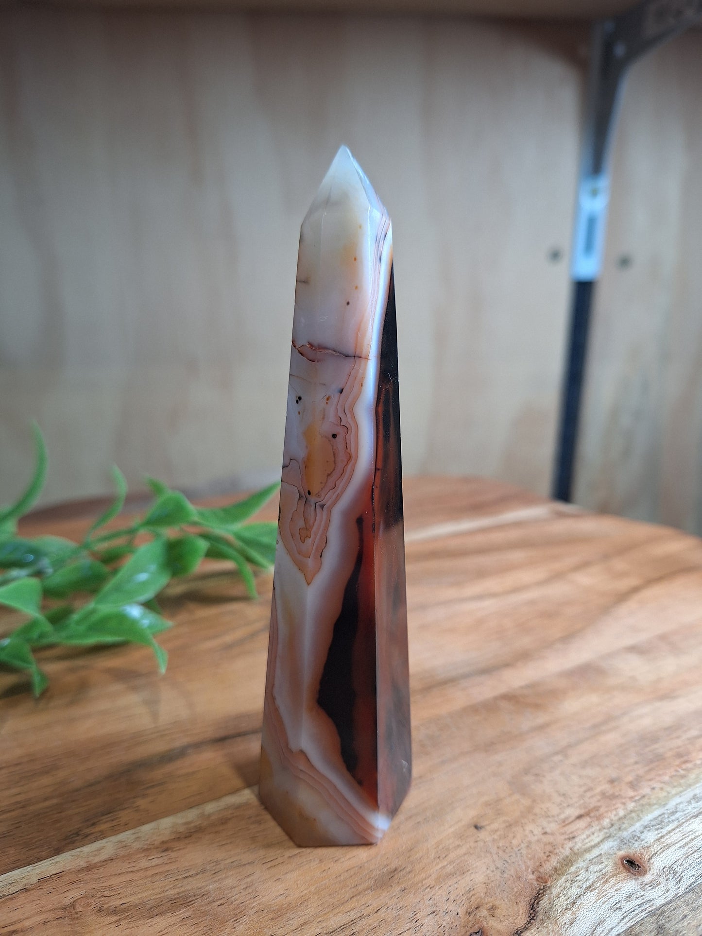 CARNELIAN & AGATE TOWER (UNIQUE)