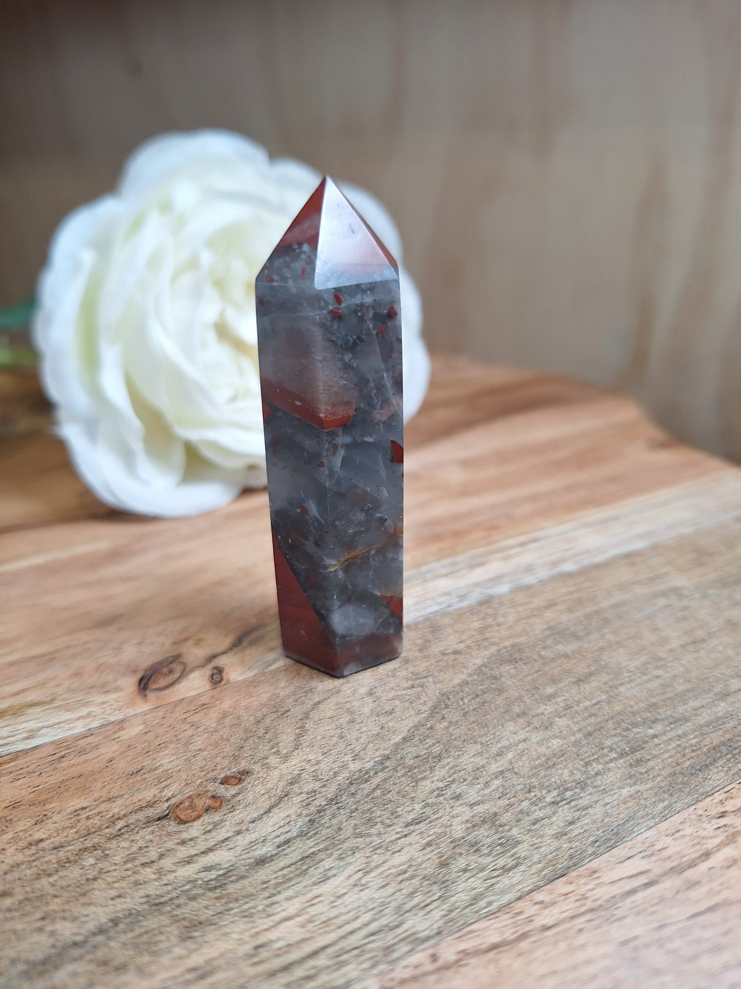 AFRICAN BLOODSTONE POINTS