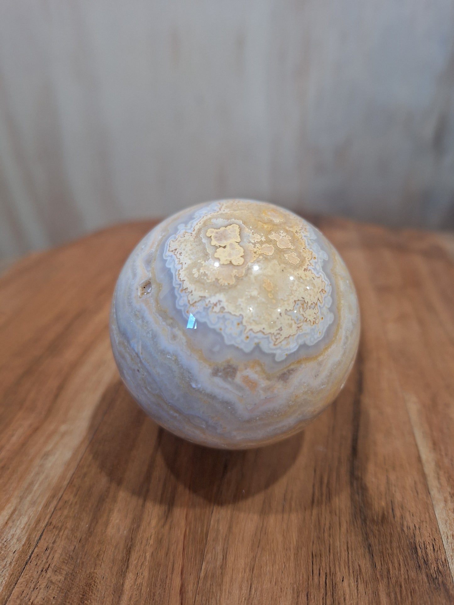 AUSTRALIAN CRAZY LACE AGATE SPHERE
