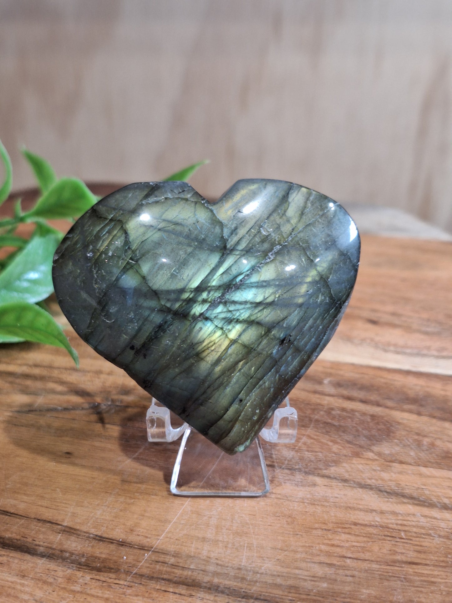 LABRADORITE HEART